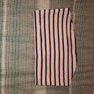 stripped bandeau, colorful